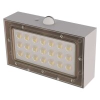 Solární LED svítidlo BRIXO s pohybovým čidlem, bílé, neutrální bílá EMOS ZG161S