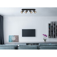 Stropní svítidlo CLAUDE černá 4xE14, max. 40W 230V GLOBO 54307-4