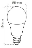 LED A60 E27 13,5W/100W WW