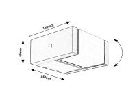 CUBBINGTON bílá LED 10W IP54