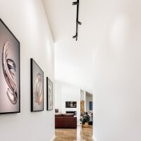 FORZA pro tříokr. lištu černá 230V LED GU10 10W RENDL R13353