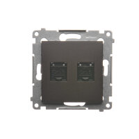 D62.01/46 Dvojitá počítačová zásuvka RJ4