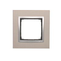 Rámeček 1 -násobný Simon 54 Nature, IP20/IP44 kovový saténový lesk DRN1/79