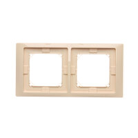 Rámeček 2-násobný Neos IP44 s těsněním, Béžový KONTAKT SIMON BMRC2B/12