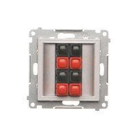 TGL4.01/143 Zásuvka reproduktorová 4 nás