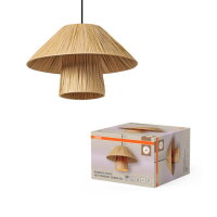 Decor Bamboo Paper Hut Pendant 400 E27 Brown OSRAM 4099854458569