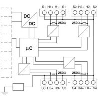 Konvertor protokolu GW PL HART8-R-BUS PHOENIX CONTACT 2702880