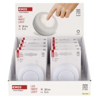 LED noční světlo P4722 na 3× AAA, 10 ks, display box EMOS P4722