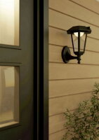 SOLAR-LED WL M.SENSOR SCHWARZ 'PRIETTA'
