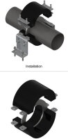 BISOFIX CF Objímka na pevný bod 168,3mm WALRAVEN 0881168