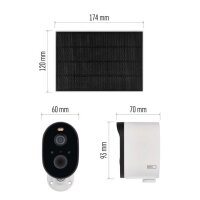 GoSmart Venkovní bateriová kamera IP-1150 SNAP s WiFi a solárním panelem H4073