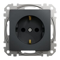 Sedna D/E Zásuvka 230V 16A Schuko, Antracit SCHNEIDER SDD114022