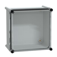 Schneider NSYPLS2727G 7035 Průmysl. skříňka PLS 270x270x180 IP65, průhl.víko