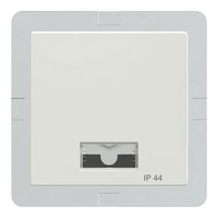 Klapka, Merten System M, s okénkem, IP44, polar white, lesklý plast 432719