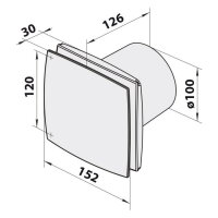 Ventilátor VENTS 100 LD 1009050