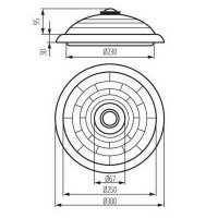 Plafon s čidlem FOGLER DL-240O 18120 Kanlux