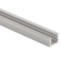 Přisazený hliníkový profil PT, 10x8 mm, matný difuzor, komplet, 2 m