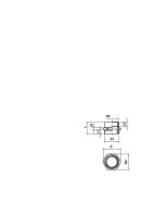 OBO 165 ADA M25-PG21 Adaptér kabelové vývodky M - PG M25-PG21 Mosaz CuZn