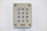 Klávesnice, nerez ocel, podsvit, 2-Smart FDI FD-025-178