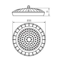 Svítidlo LED HB UFO LED 150W-NW MILEDO KANLUX 31406