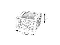 MEDULIN LED 0,5W IP44 černá RABALUX 7032