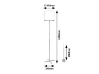 IZANDER E27 1x 40W IP20 stříbro RABALUX 74012