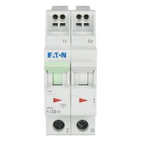 PLI-C8/1N Jistič PLI (bezšroubové svorky nahoře) char C 1+N-pólový 10kA 8A