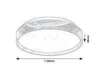 LEANA2 svítidlo buk LED 12W IP20 RABALUX 71143