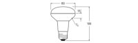 Světelný zdroj LEDVANCE LED R80 P 4.8W 827 E27