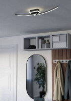 Stropní svítidlo LUNGOLAGO LED černá/bílá 12W IP20 EGLO 901217