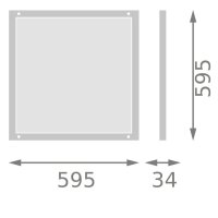 PL INT SF 600 V 42W 840            LEDV