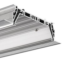 Systém LED hliníkových profil ů do sádrokartonu MOD-KOZE-100 3m, stříbrná