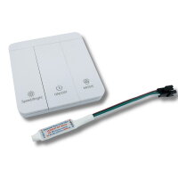 Dálkový ovladač pro ditgitální LED pásky Running Water, 23 efektů, 2048 IC