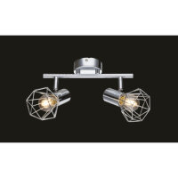 Nástěnné svítidlo XARA I chrom 2xE14, max. 40W 230V GLOBO 54802-2