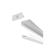 LED PROFILE G přisazený 1m eloxovaný hliník/matný akryl RENDL R14088