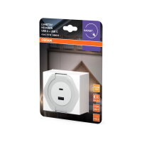 Lunetta Hexagon USB A&C 830 White OSRAM 4099854532238