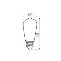 XLED ST64C 7,8W-NW Světelný zdroj LED KANLUX 37248
