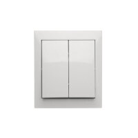 dojitý schodišťový spínač odolný proti vlhkosti, bez piktogramu bílá ACW6/2/X/11