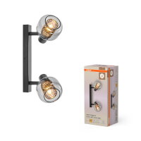 Decor Spot Firefly 2X2.8W 827 E14 Black OSRAM 4099854472091