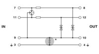 Zásuvný svodič pro přepěťovou ochranu PT 2X1-24DC-ST PHOENIX CONTACT 2856087