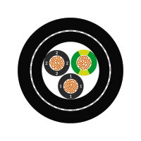 Ovládací kabel ÖLFLEX CLASSIC 110 CY BK 0,6/1kV 2X0,75 LAPP 1121232