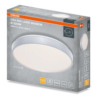 CEILING LUXO SILVER SENSOR ? 32 cm 18W 3000K IP20 SILVER OSRAM 4099854651670