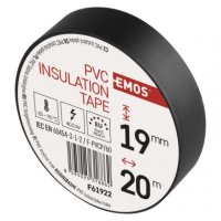 Izolační páska PVC 19mm/20m černá EMOS F61922