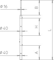 OBO 5408942 Izolovaný jímací stožár isFang 4000