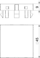 6117407 ADP-B SWGR1 Zaslepovací kryt 1/1