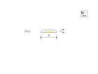 LED pásek RGBW 24V 14,4W 10mm IP 44 5050 PANLUX PN13900002
