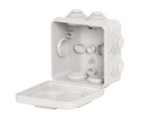 Krabice SolidBOX 68002 IP55 102x102x47mm plné víko stupň. vývodky (7x) FAMATEL