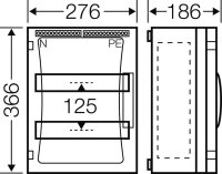 Jističová skříň ENYSTAR 24 modulových jednotek HENSEL FP 1218