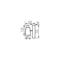 Přisazené bodové svítidlo SEMPRA EL-1I W-SR KANLUX 33090