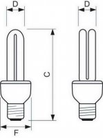 Philips Zářivka Genie 5W WW E27 220-240V 1PF/6
